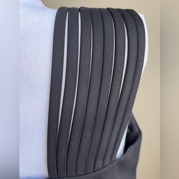 Antonio Melani Black Dress Size 8 Classy Sleeveless Zip Back Elegant - Picture 6 of 8